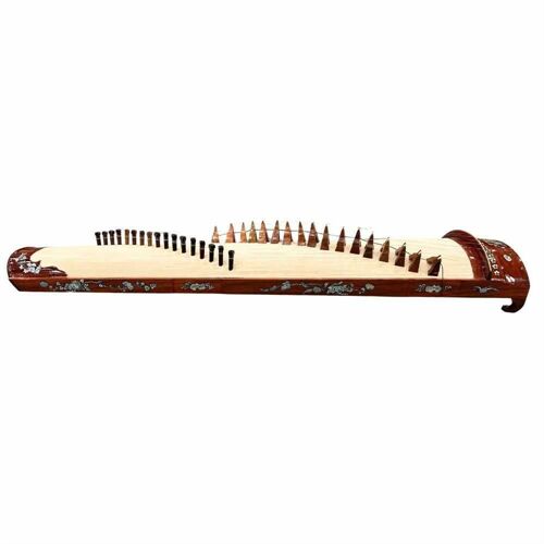 Đàn Tranh 19 Dây Gỗ Hương Có Khảm 